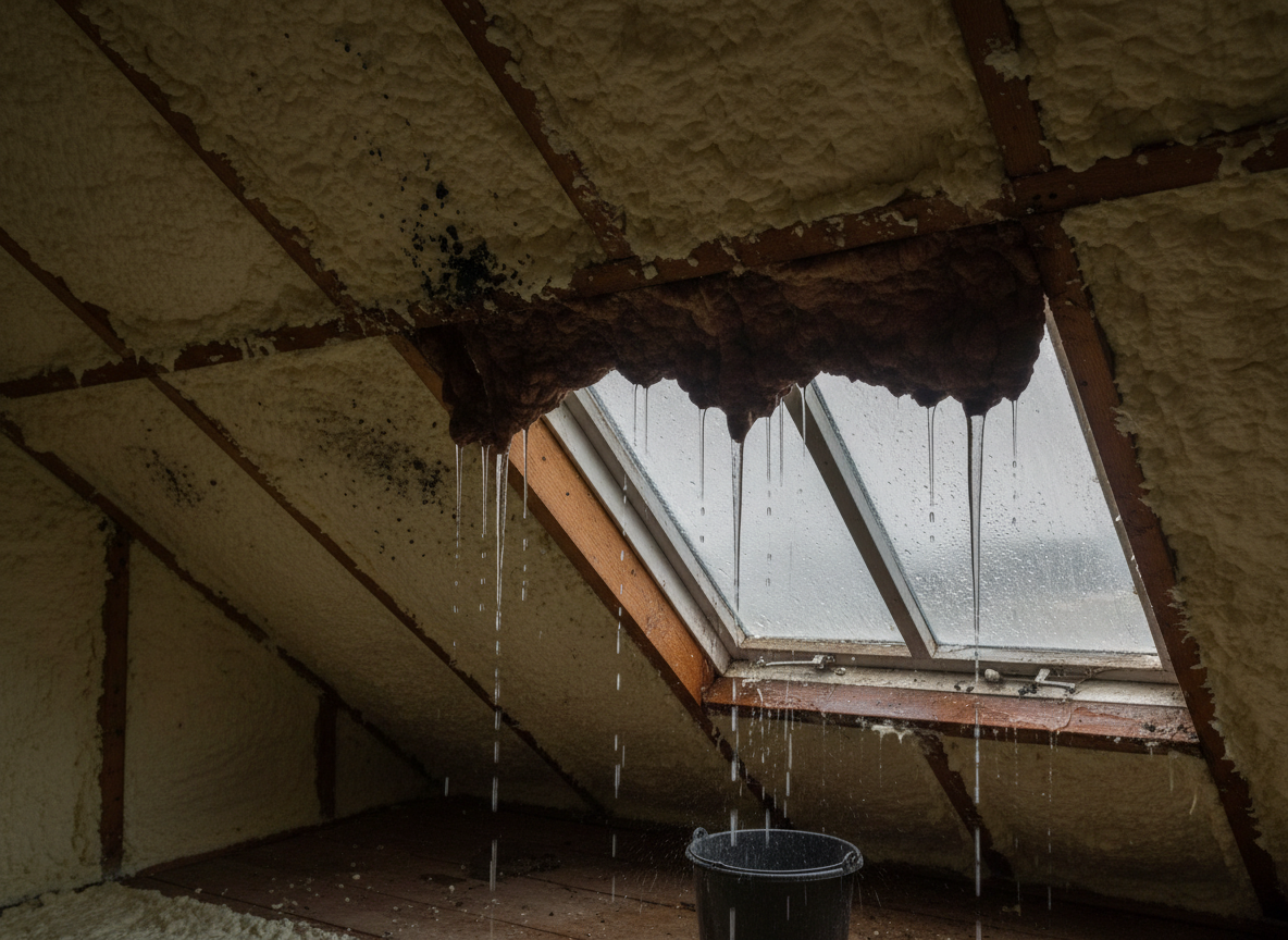 How Wet Staffordshire Winters Affect Spray Foam In Attics